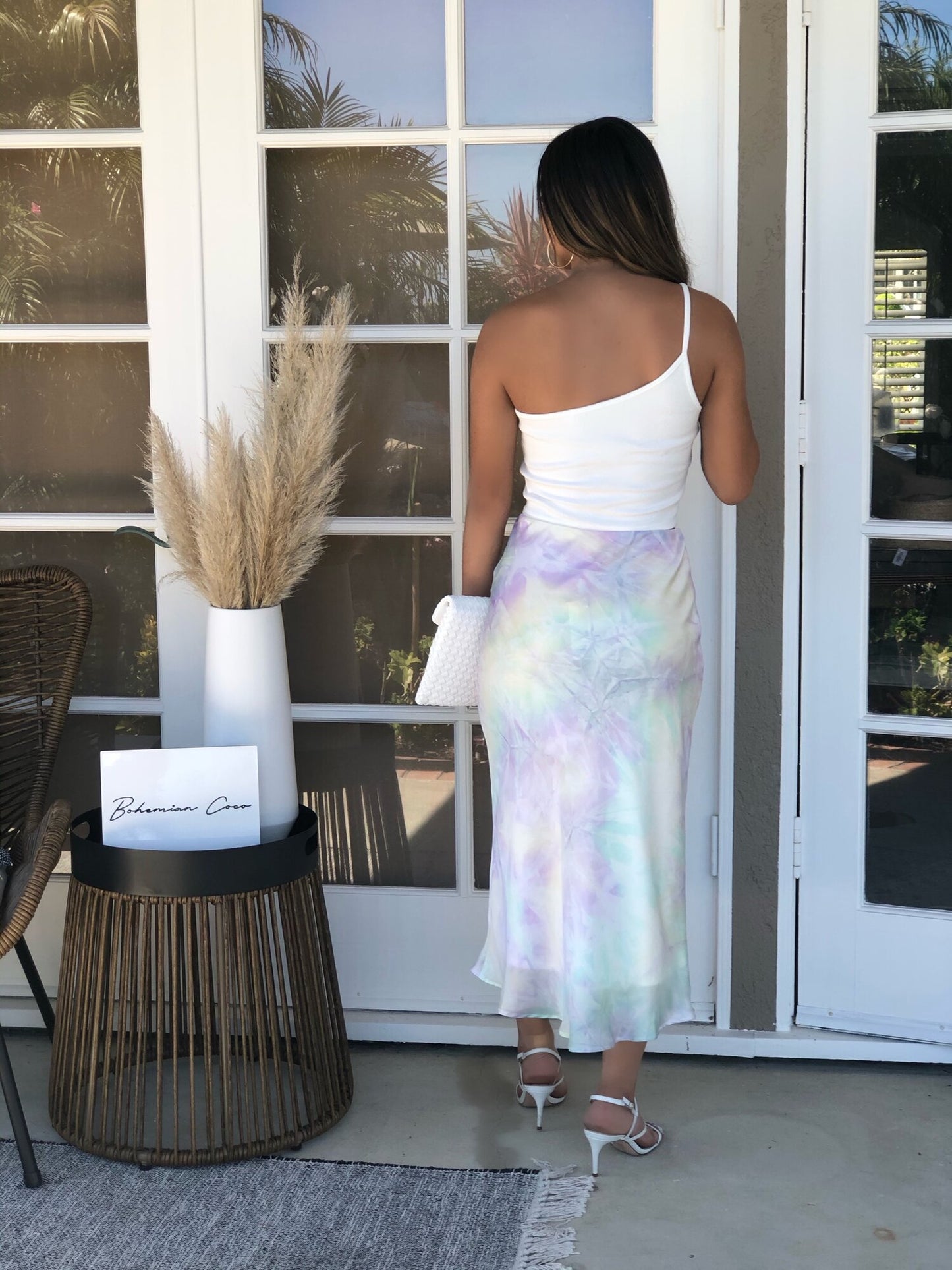 One Shoulder Ribbed Cropped Top