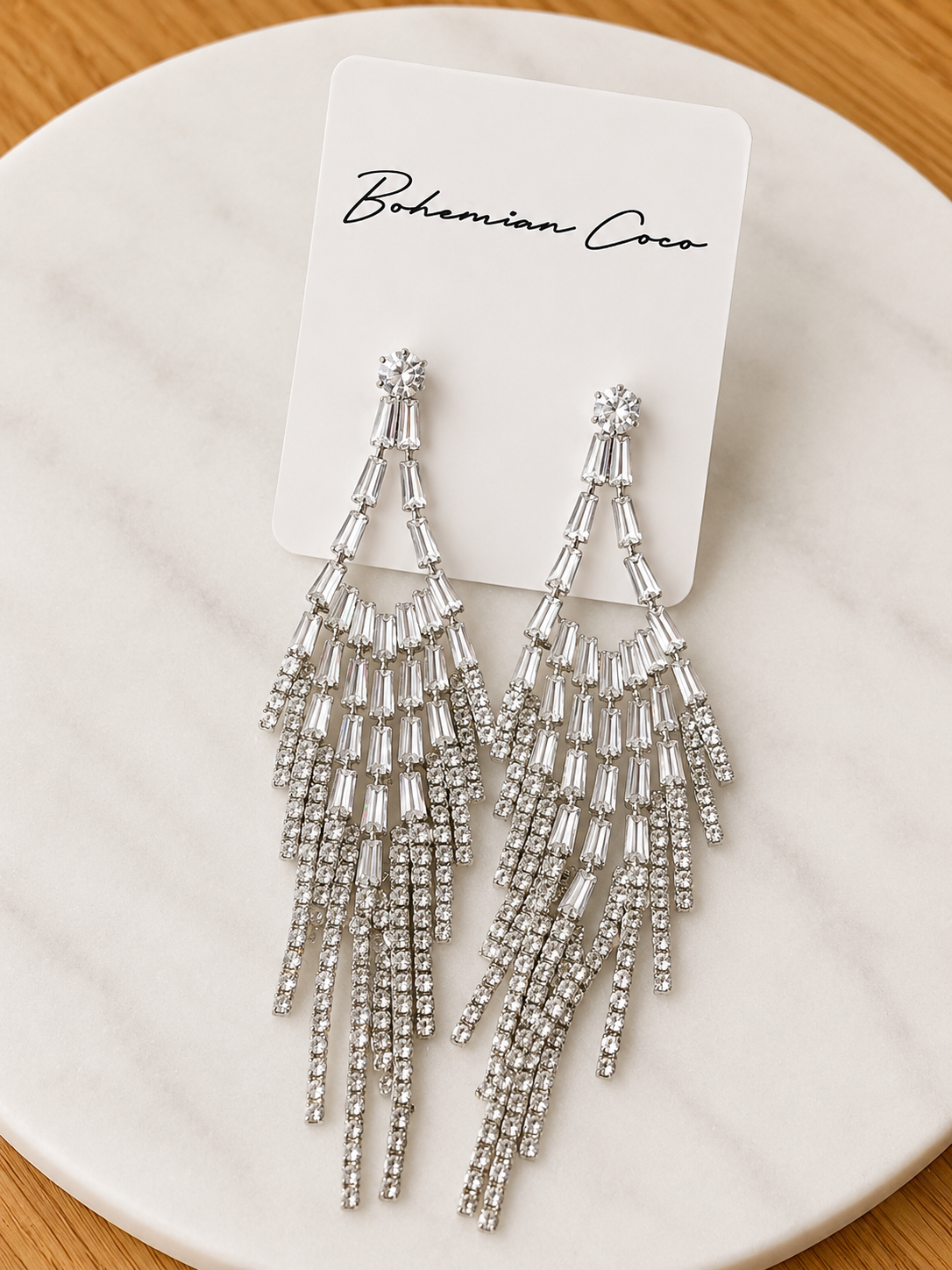 Elegant Chandelier Drop Earrings