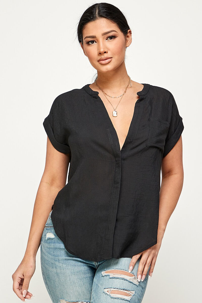 Blush Button Down Shirt