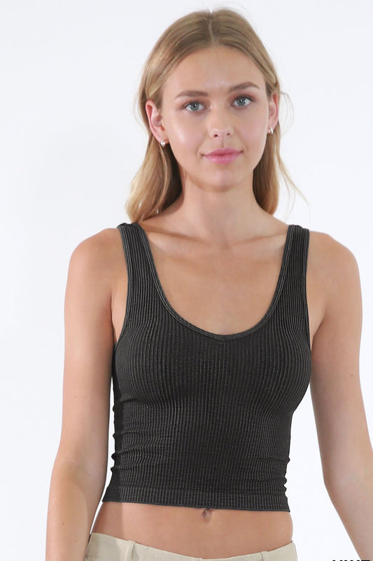 Basic Reversible Crop Top