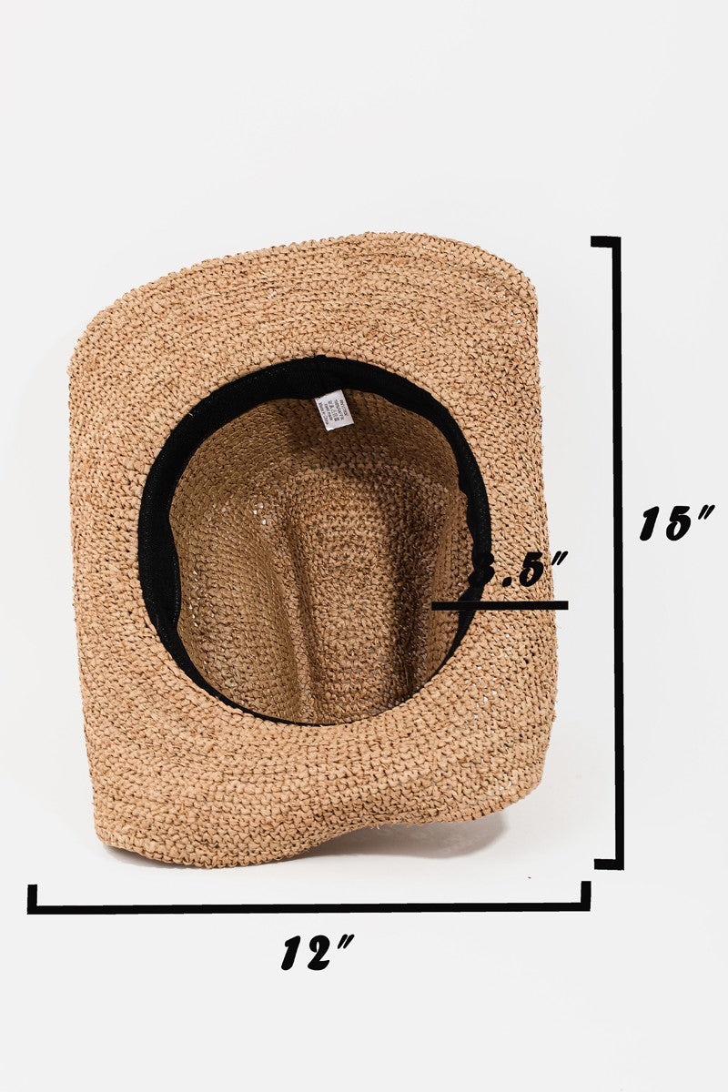 Summer Just got hotter Raffia Straw Braided Hat