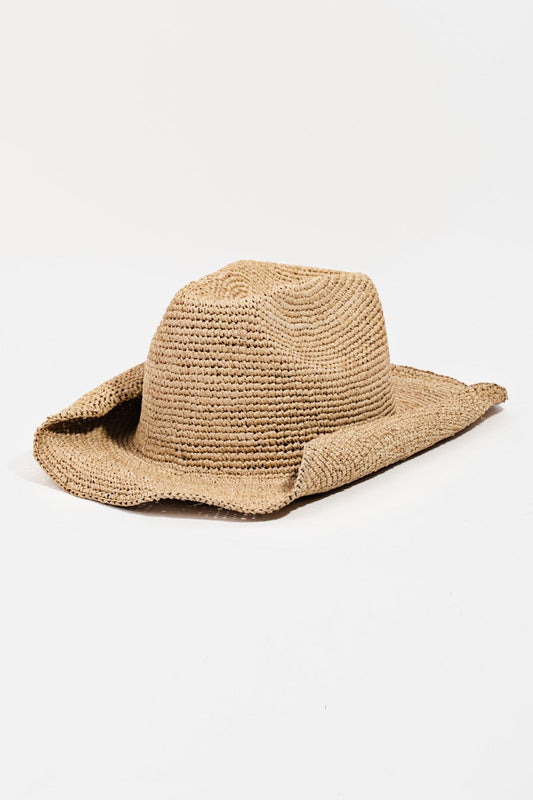 Summer Just got hotter Raffia Straw Braided Hat