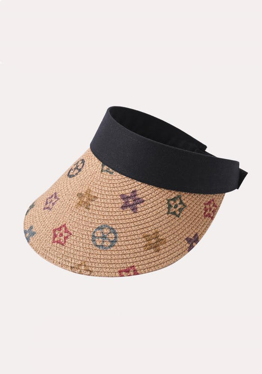 Monogram Straw Visor