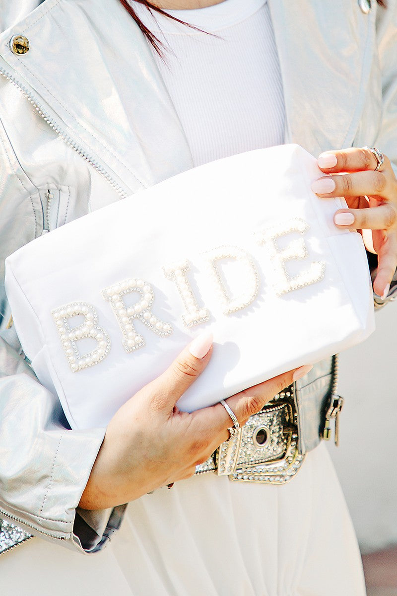 Bride Print Cosmetic Bag