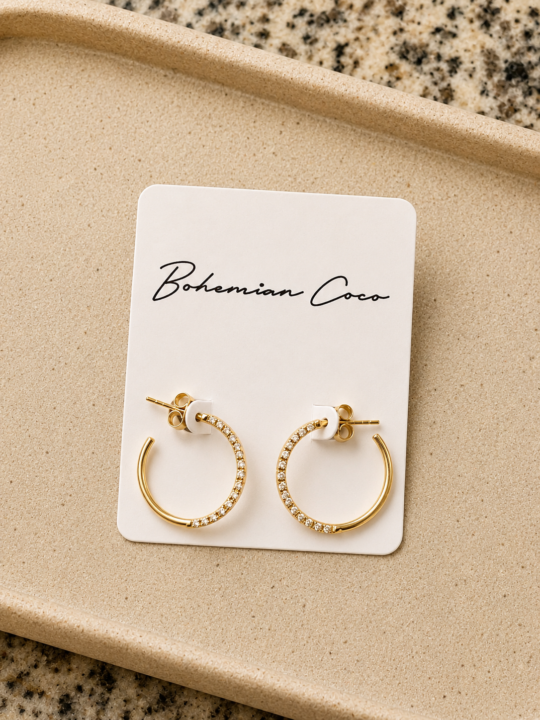 Juniper Glow Hoop Earrings