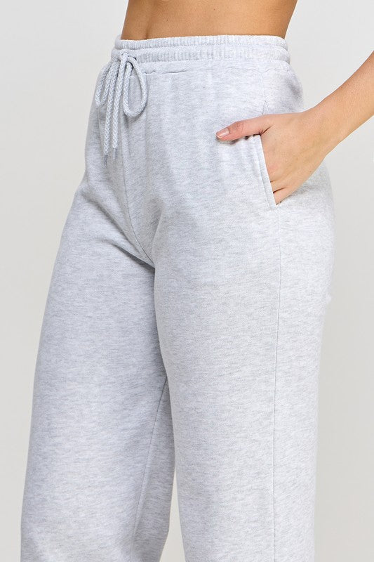 Heather Grey High Rise Jogger