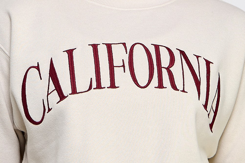 Beige California Crewneck