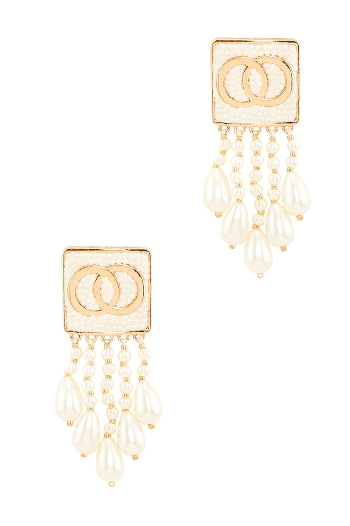 Ever After Pearl And Crystal Drop Earrings