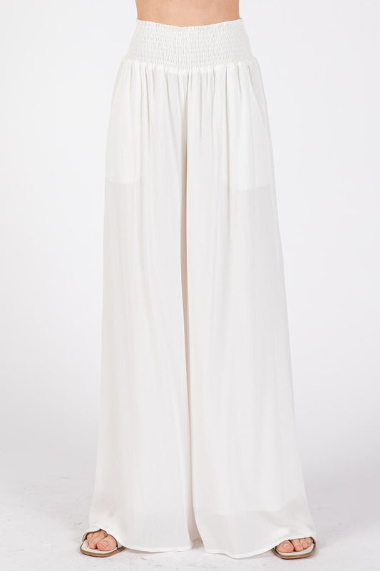Luna Wide Leg Pants W/ Lining