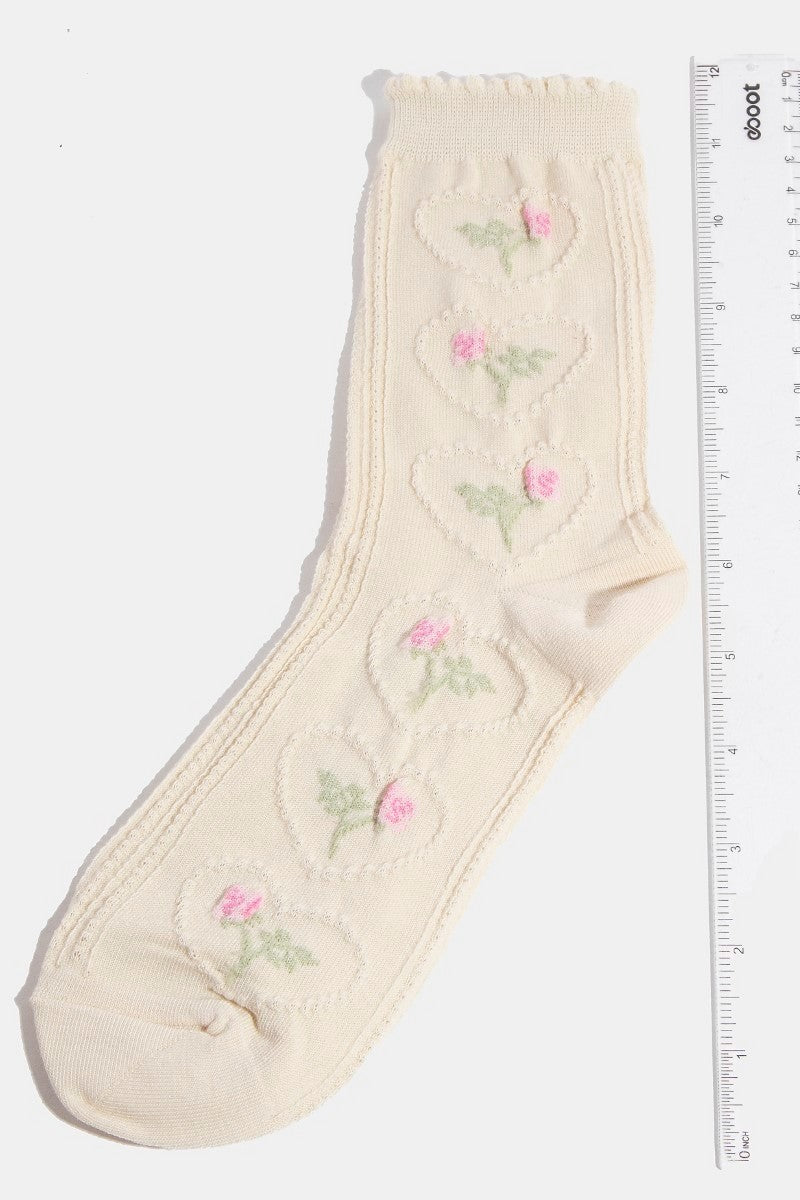 Bohemian Rose Socks