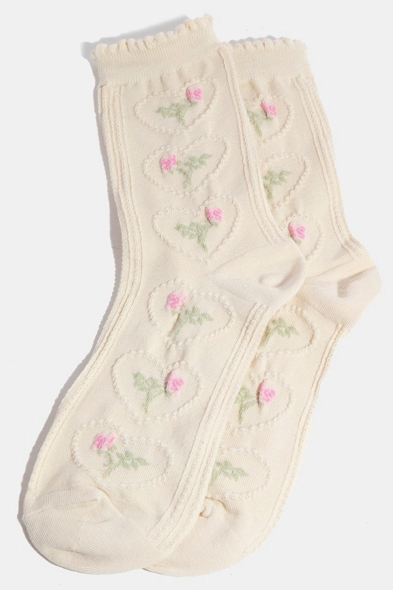 Bohemian Rose Socks