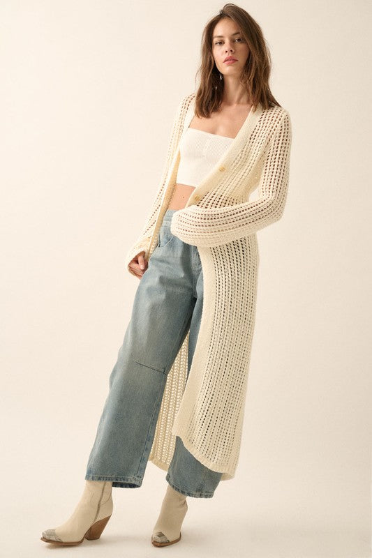 Ankle Length Cardigan