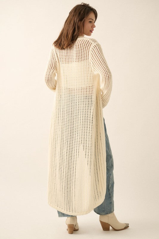 Ankle Length Cardigan