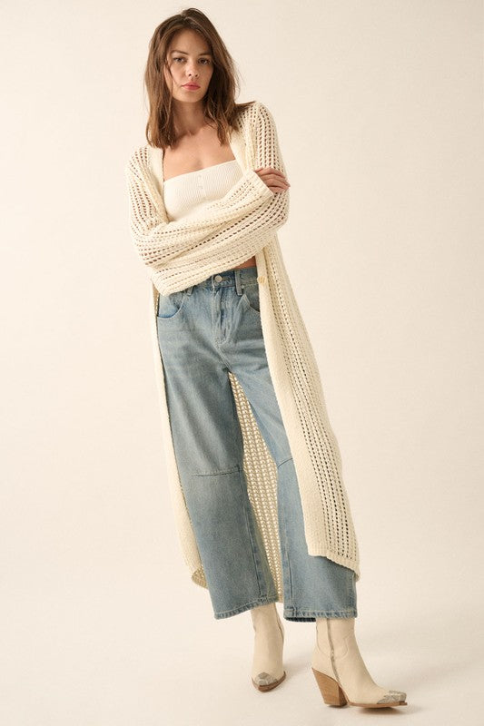 Ankle Length Cardigan