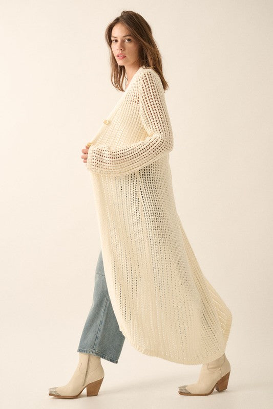Ankle Length Cardigan