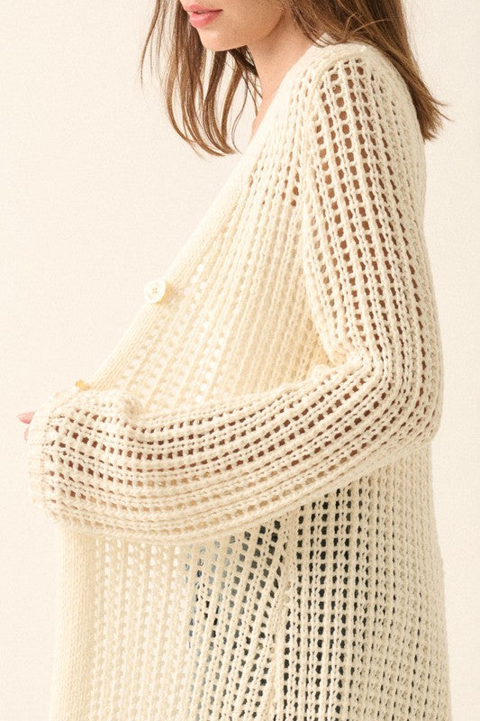 Ankle Length Cardigan