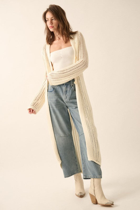 Ankle Length Cardigan