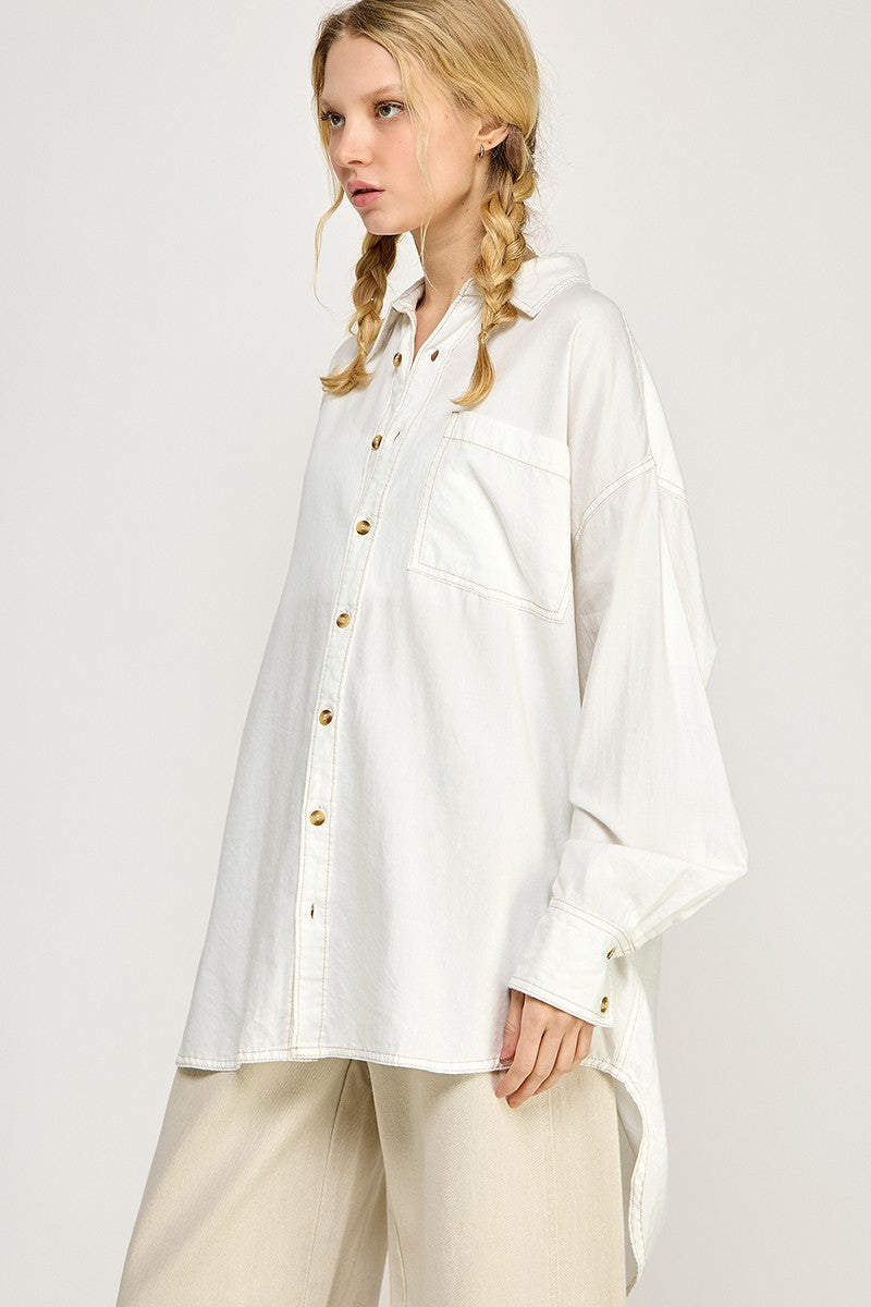 Pacific Coast Oversized Boyrfriends Shirt