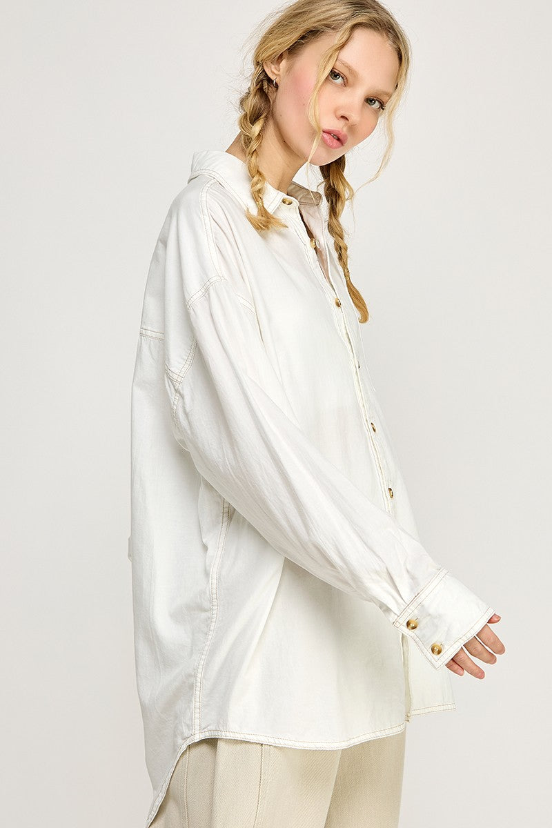 Pacific Coast Oversized Boyrfriends Shirt