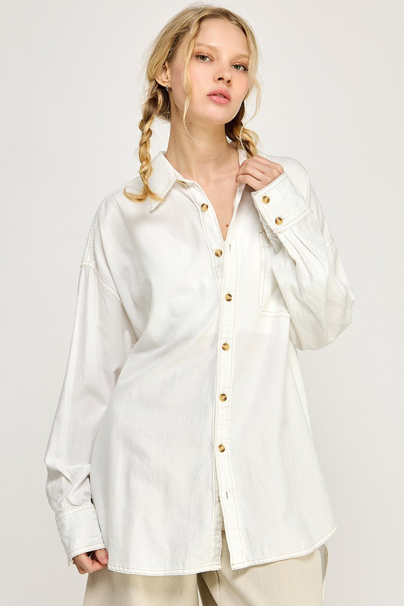 Pacific Coast Oversized Boyrfriends Shirt