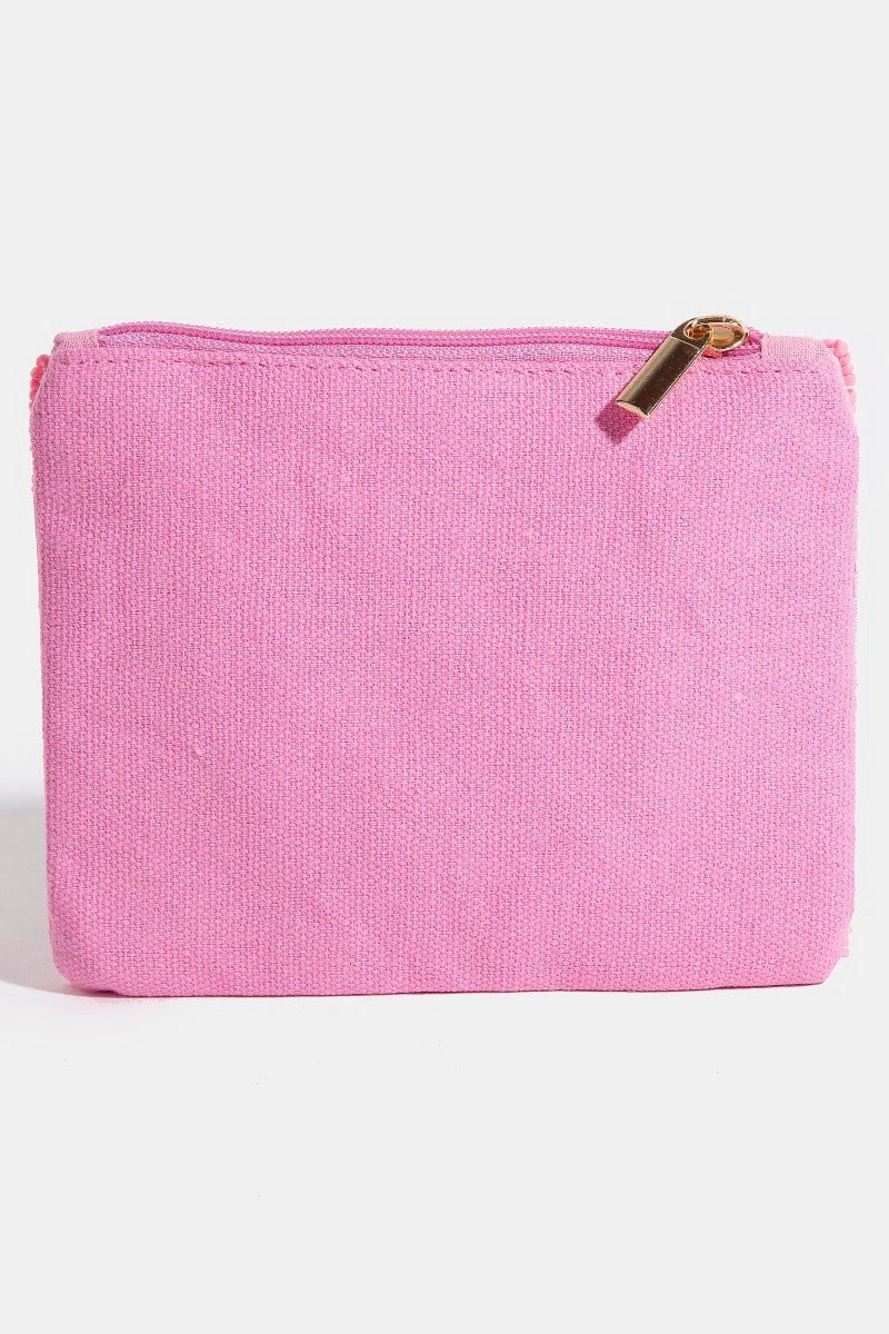 Beaded Botox Money Coin Purse