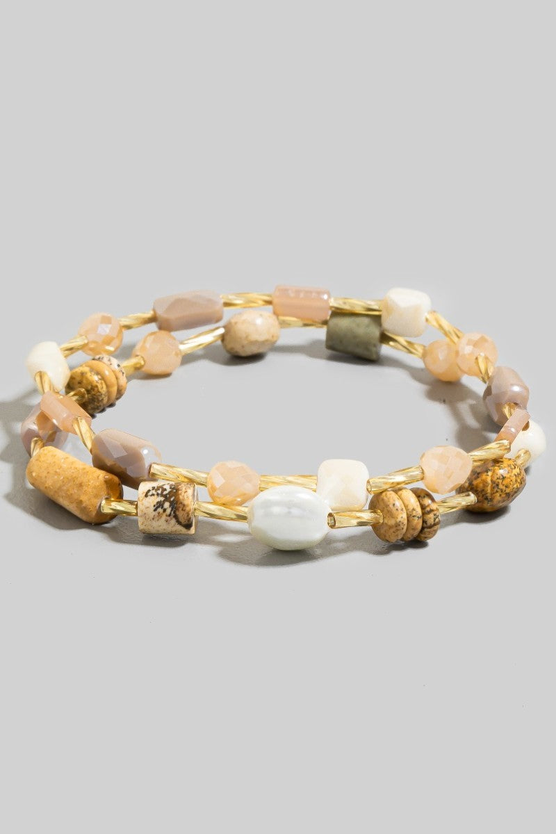 Maldives Shine Beaded Bracelet Set