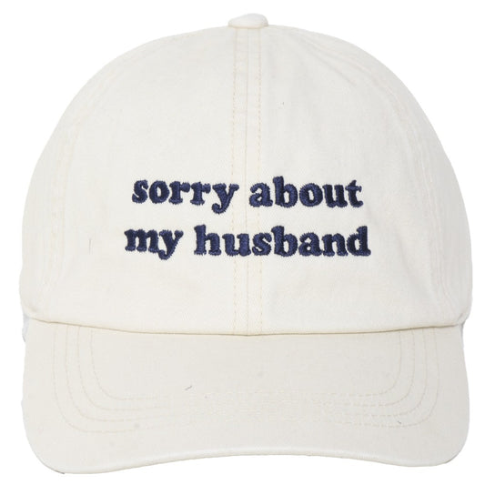 Sorry About My Husband Baseball Cap