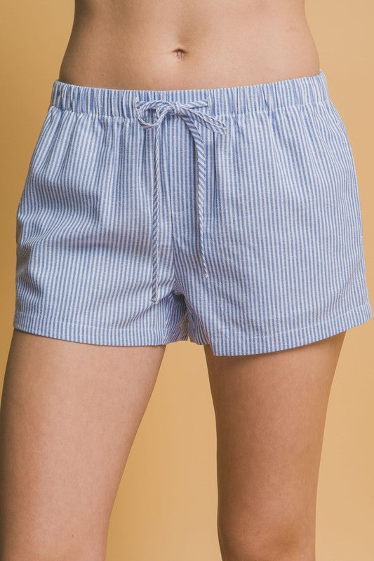 Striped Low Rise Shorts