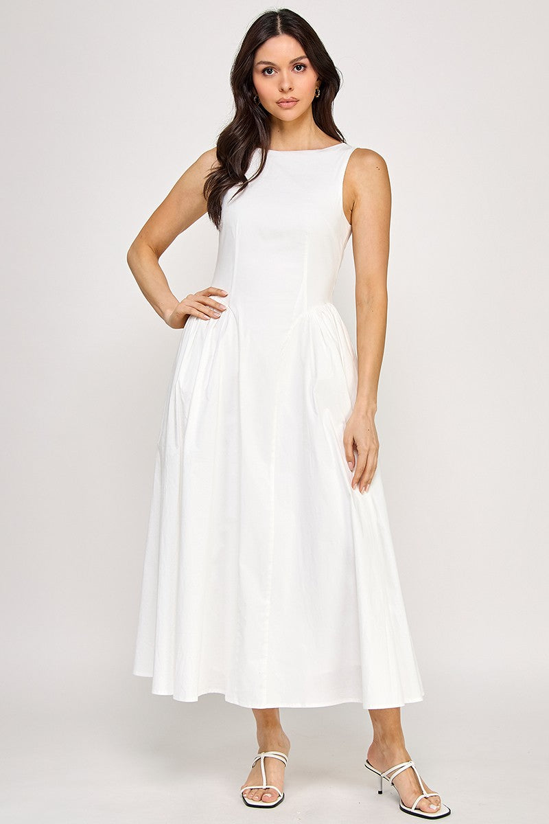 Vida Structured Maxi Dress