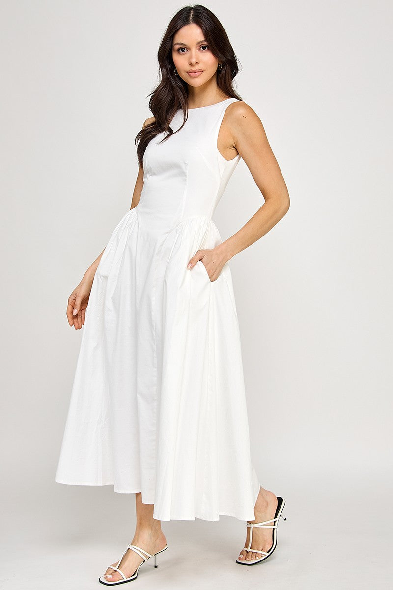 Vida Structured Maxi Dress