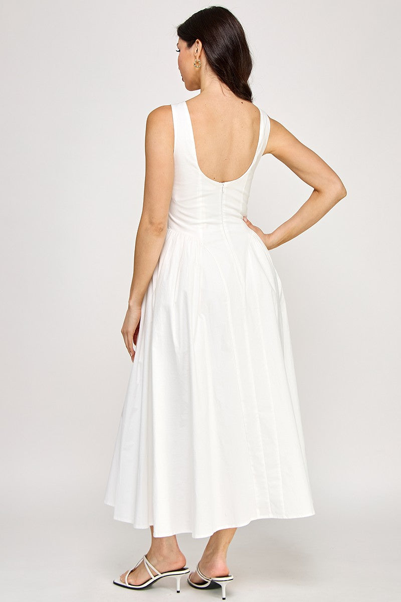 Vida Structured Maxi Dress