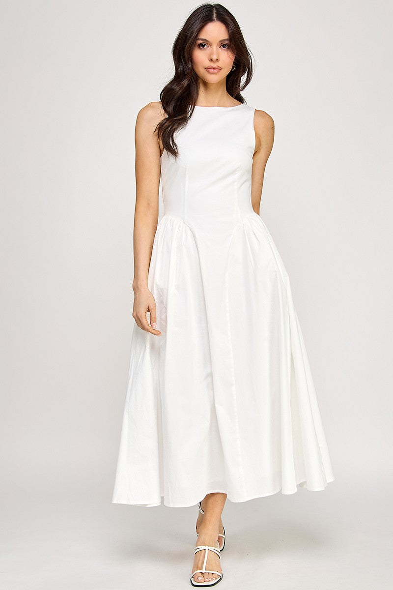 Vida Structured Maxi Dress