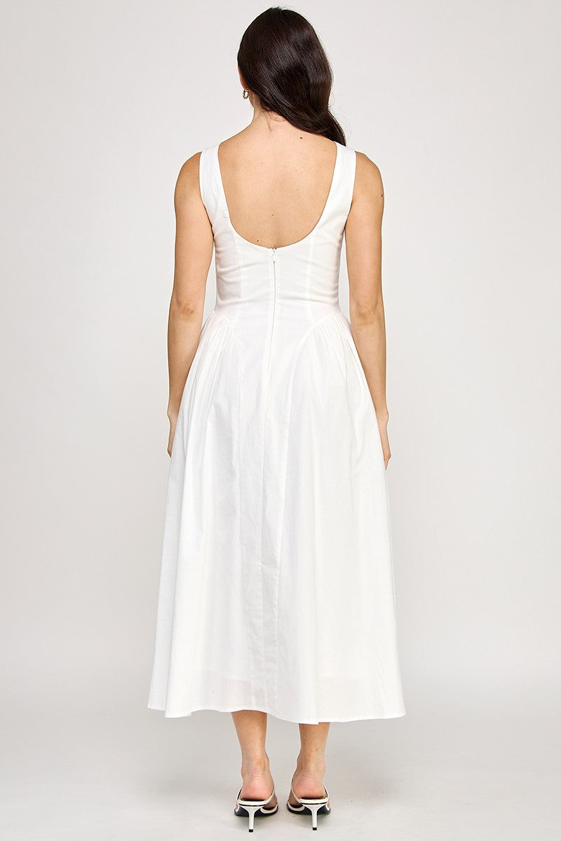 Vida Structured Maxi Dress