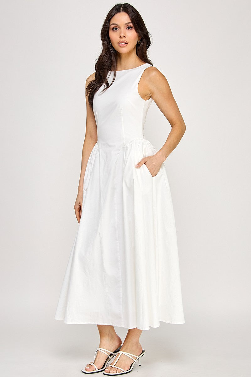Vida Structured Maxi Dress