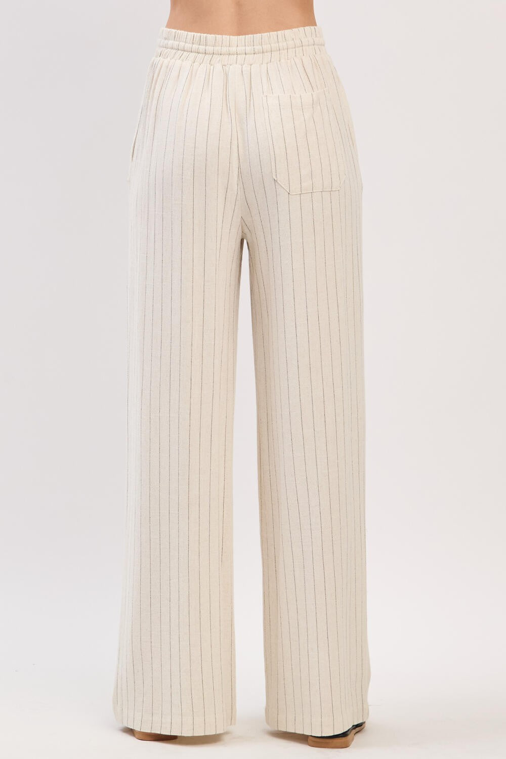 Santorini Stripe Linen Pants