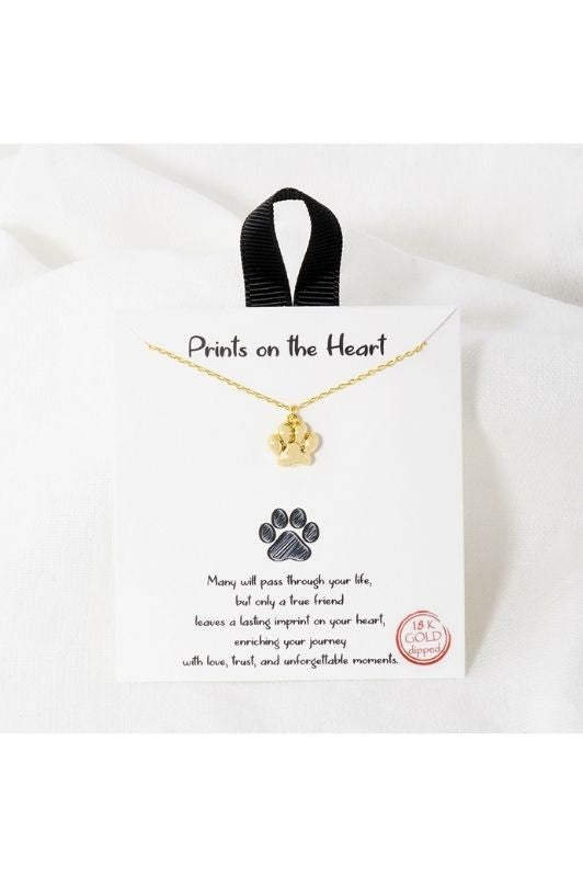 Prints on the Heart Necklace