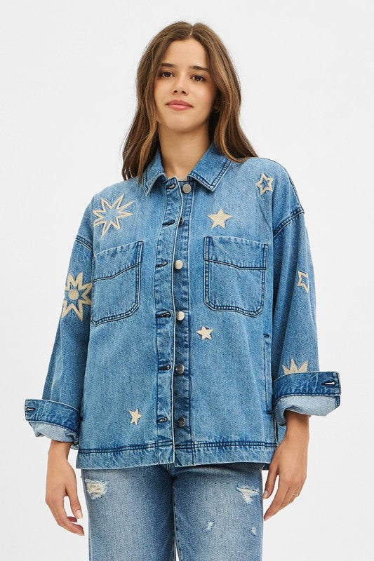 Shining Star Denim Jacket