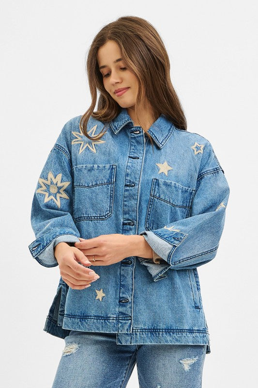 Shining Star Denim Jacket