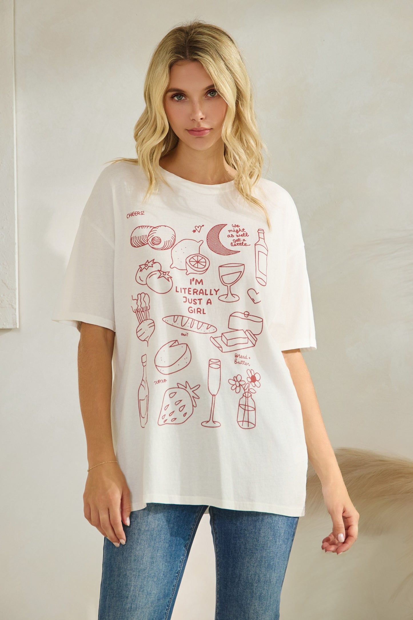 I'm Literally A Girl Graphic Top