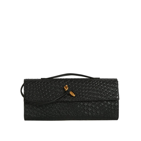 Andi Weave Knot Accent Clutch