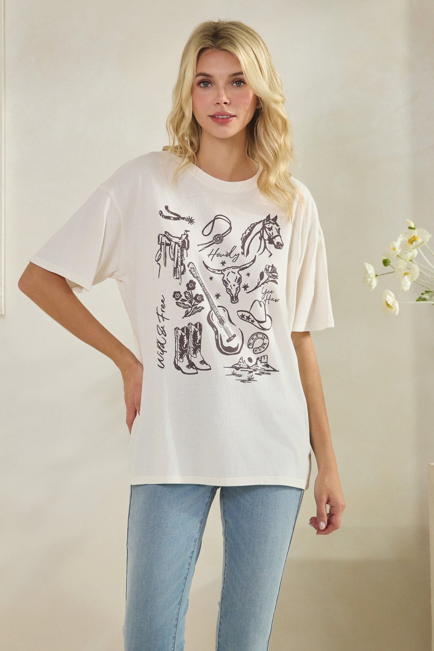 Horse Country Girl Graphic Top