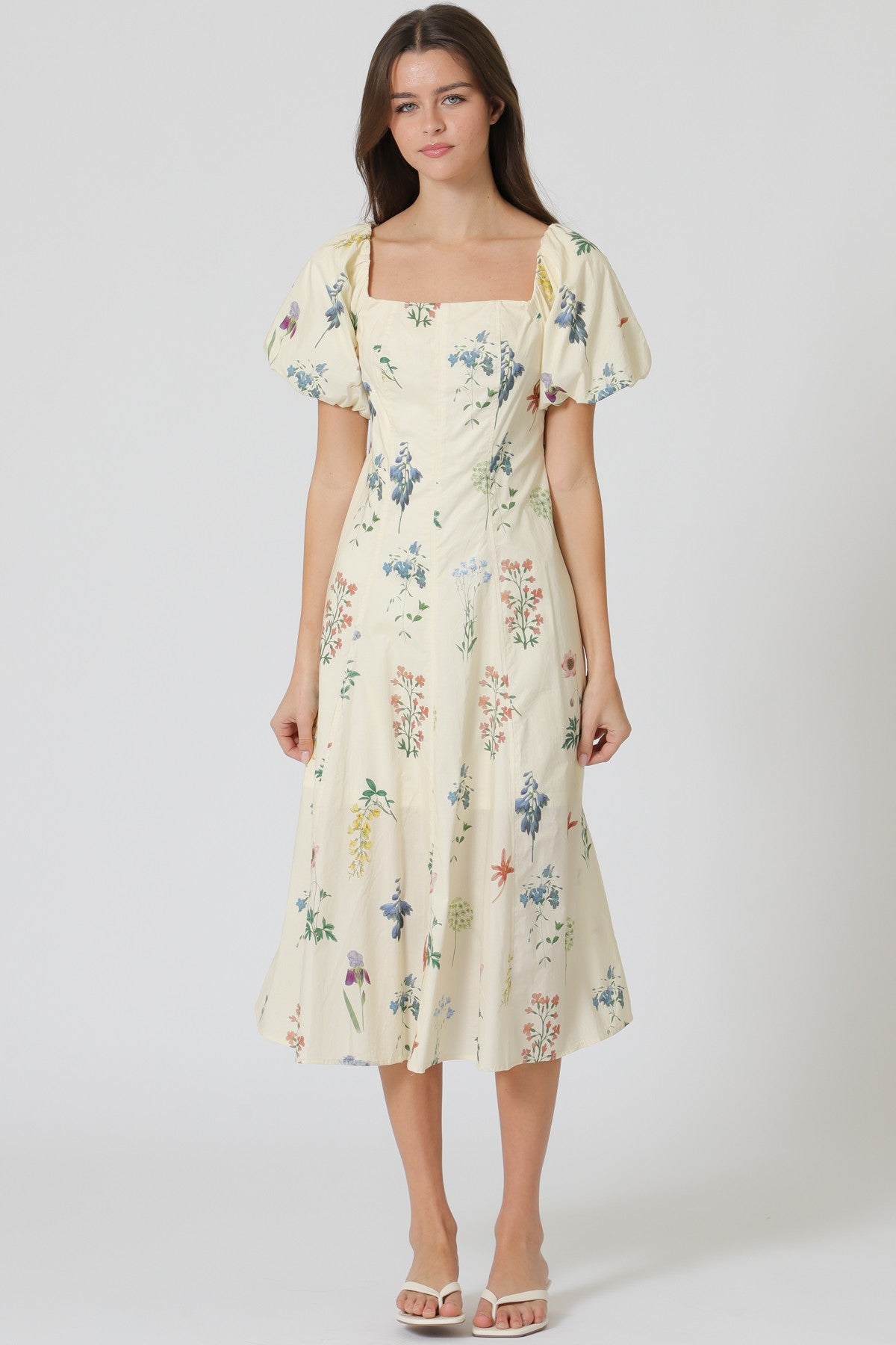 My Inner Soul Blooms Midi Dress