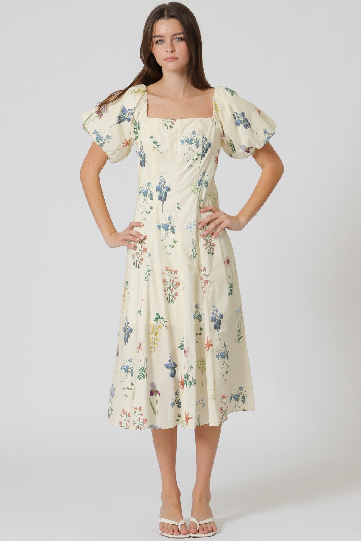 My Inner Soul Blooms Midi Dress