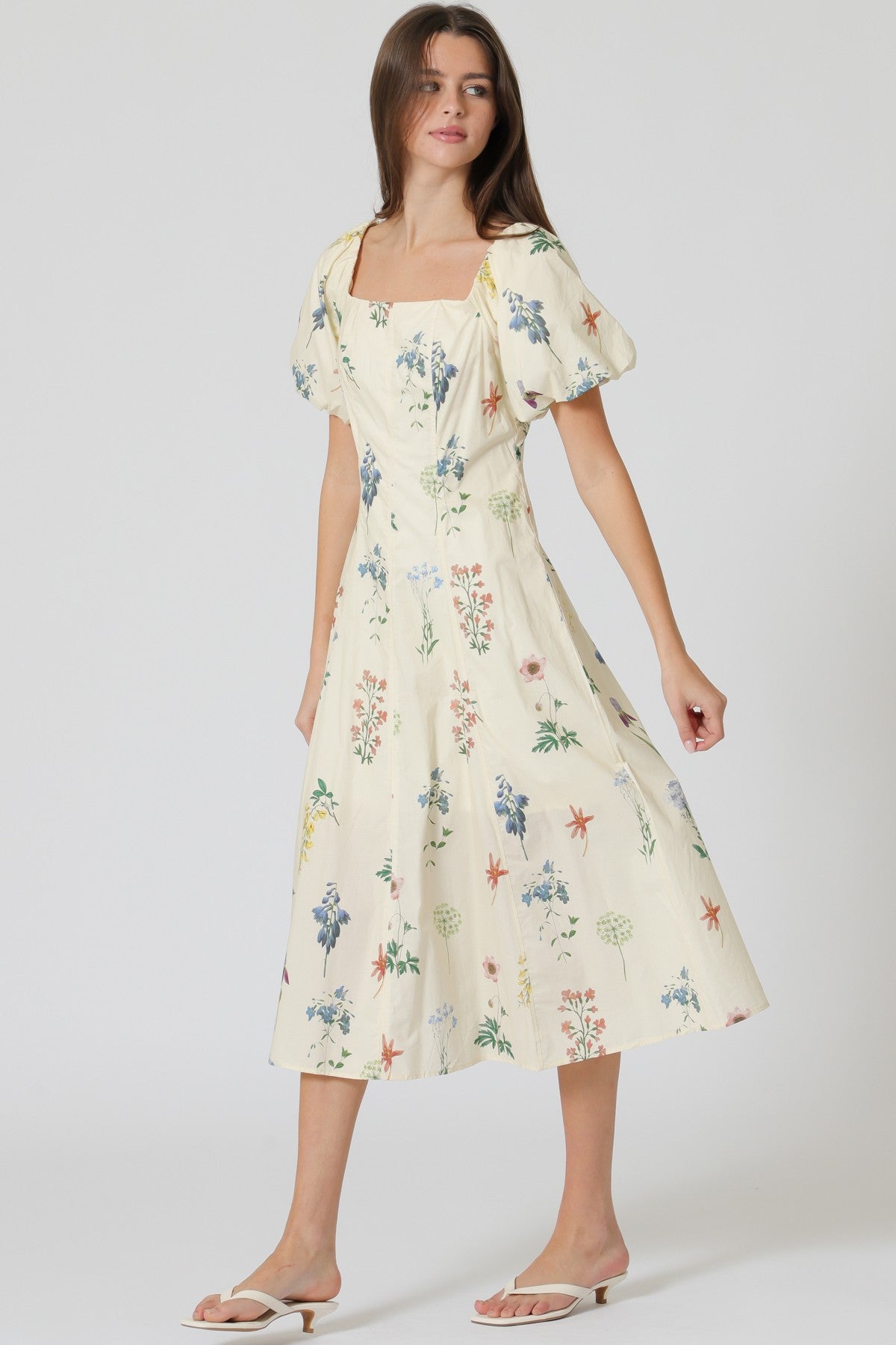 My Inner Soul Blooms Midi Dress