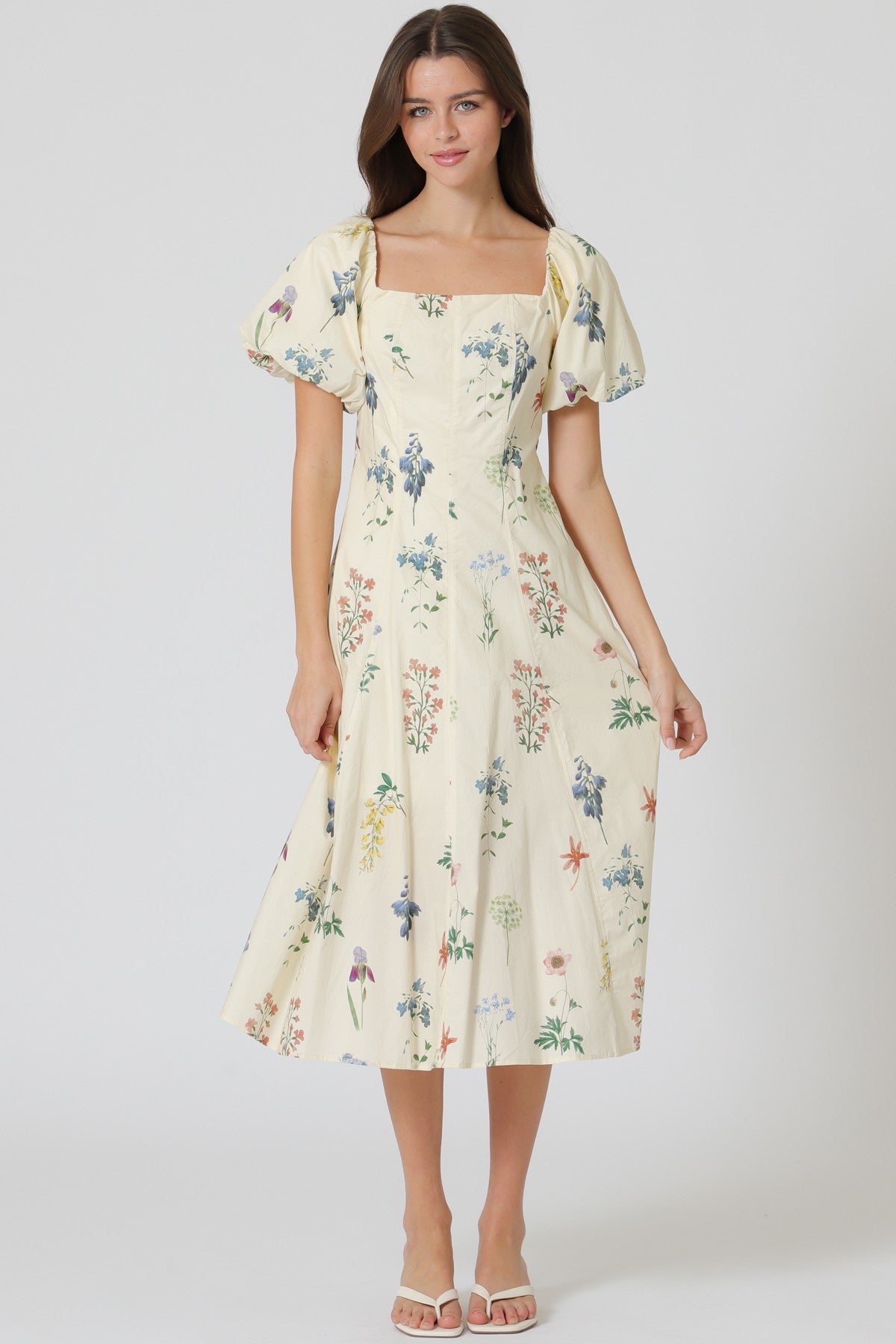 My Inner Soul Blooms Midi Dress