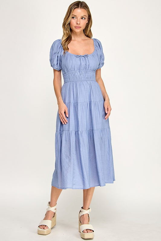 Open Skies Midi Dress