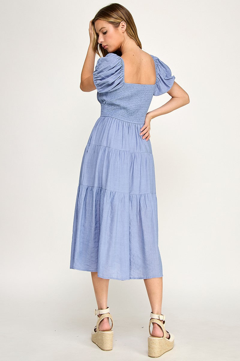 Open Skies Midi Dress