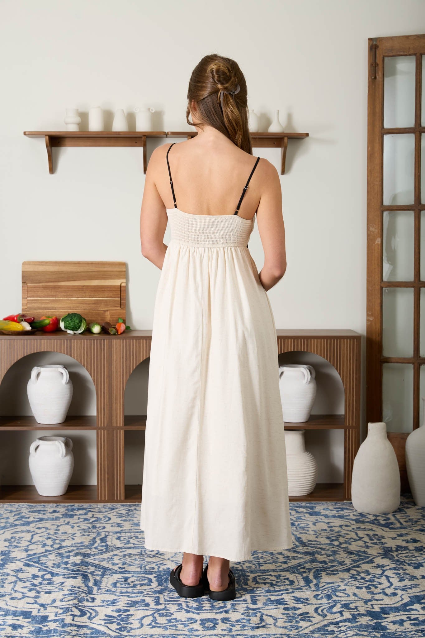 Luxe Soleil Midi Dress