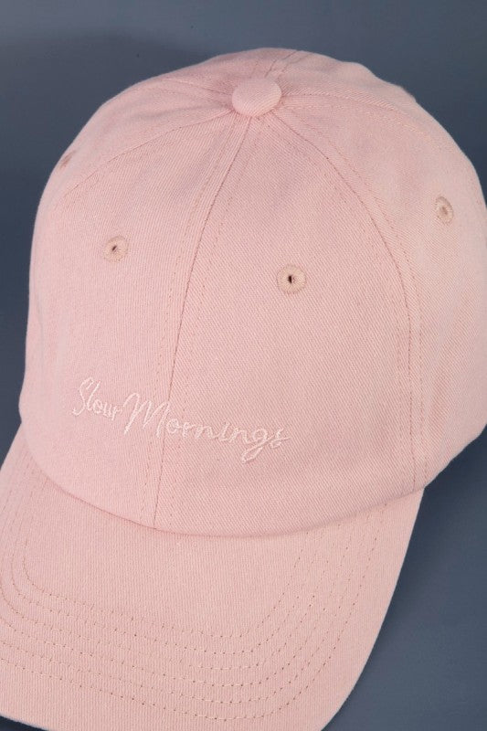Slow Mornings Cap