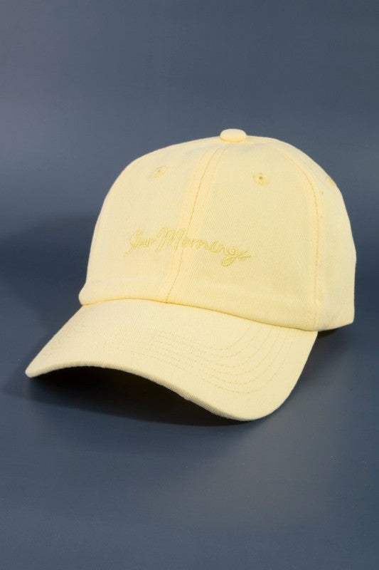 Slow Mornings Cap